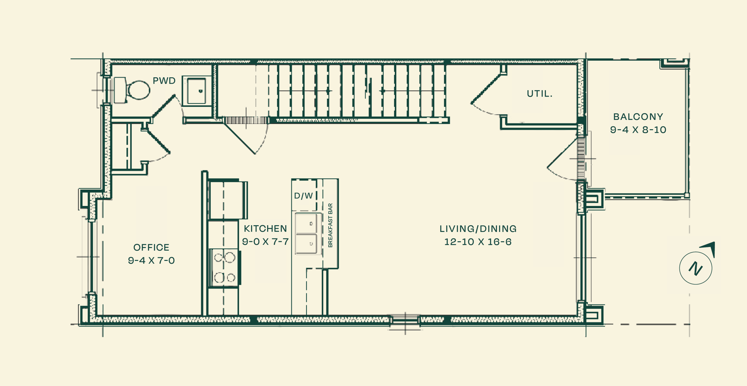 The Grove Level 1 floor plan